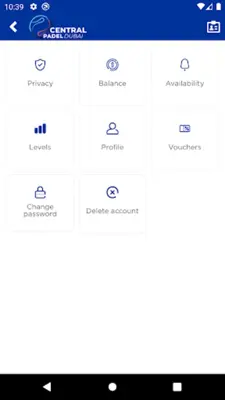 Central padel Dubai android App screenshot 1